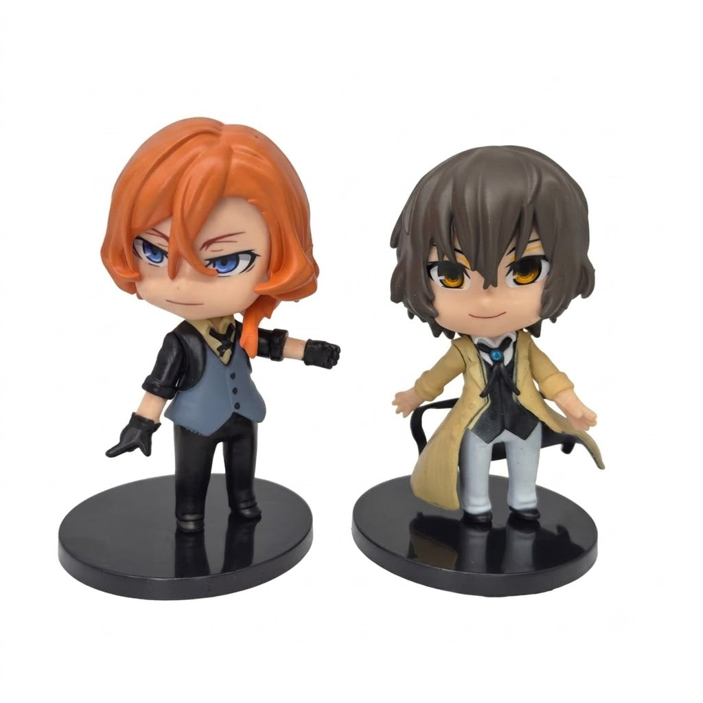 Dazai, Chuya Chibbis- Bungou Stray Dogs - Figura de Acción 10 cm - PVC / Plástico