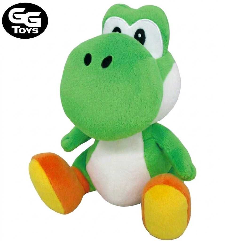 Yoshi -Mario Bross- Peluche 20 cm - Algodón/ Felpa