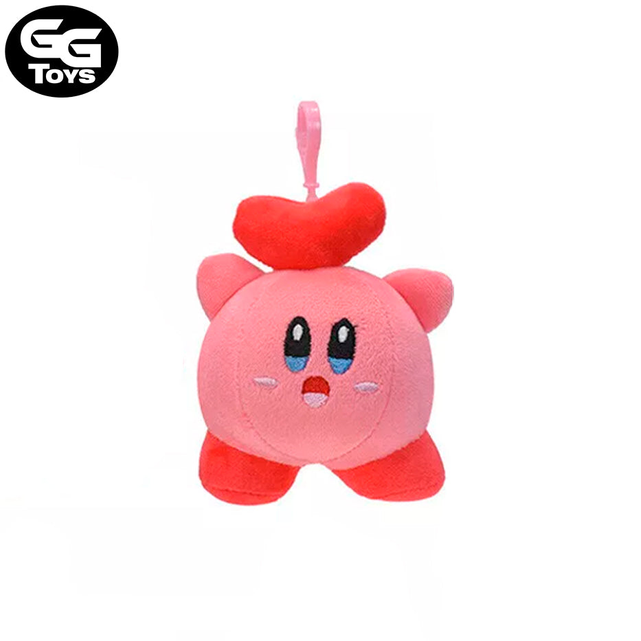 Kirby Llavero Peluche 14 cm - Algodón/ Felpa