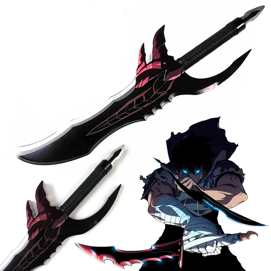 PRÓXIMAMENTE Venom Fang de Kasaka - Solo Leveling - Cosplay 58 cm - PVC / Foam
