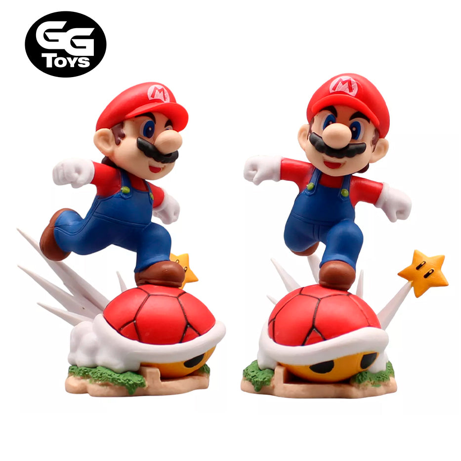 PRÓXIMAMENTE Mario sobre Koopa - Super Mario Bros - Figura de Acción 11 cm - PVC / Plástico
