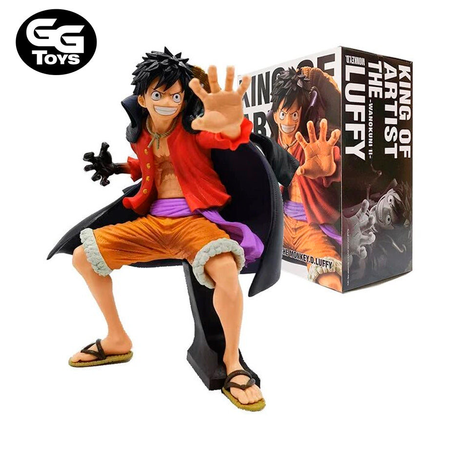 Luffy Haki Inclinado - One Piece - Figura de Acción 18 cm - En Caja - PVC / Plástico
