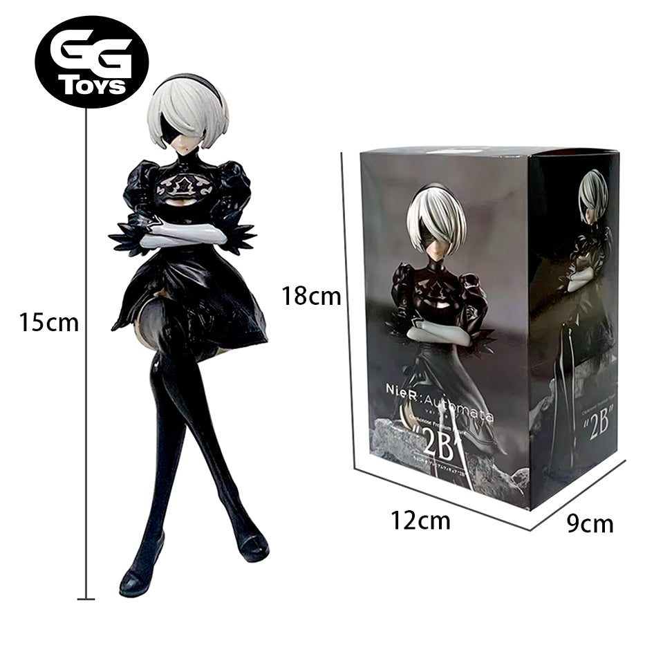 2B Sentada - Nier: Automata - Figura de Acción 15 cm - En Caja - PVC / Plástico