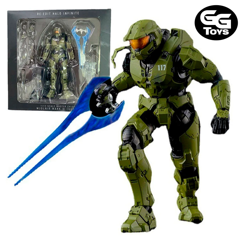 Halo: The Master Chief Articulable - Figura de Acción 18 cm - En Caja - PVC / Plástico