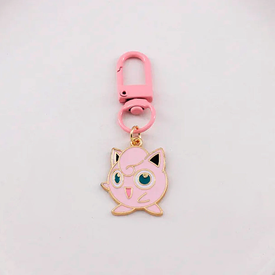 Charmander, Bulbasaur, Squirtle, Eeeve, Jigglypuff - Pokemon - Llavero 5 cm - Aleación de Zinc