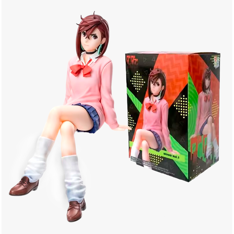Ayase Momo Sentada - DanDaDan - Figura de Acción 15 cm - En Caja - PVC / Plástico