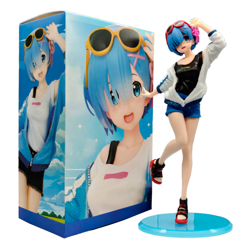 Rem Deportiva de Verano - Re Zero - Figura de Acción 23 cm - En Caja - PVC / Plástico