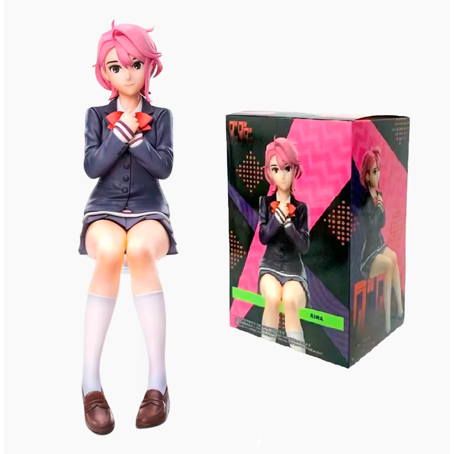 Shiratori Aira Sentada - DanDaDan - Figura de Acción 15 cm - En Caja - PVC / Plástico