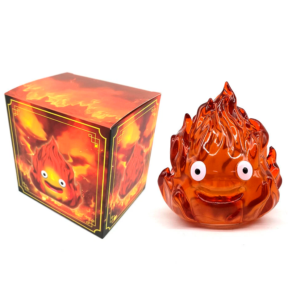 Calcifer Pequeño - Studio Ghibli - Lámpara 9 cm - En Caja - PVC / Plástico