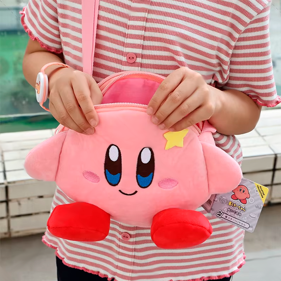 Bolso Peluche de Kirby - Accesorio 25x11x17 cm - Algodón/ Felpa