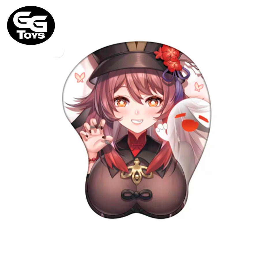 Mouse Pads con Almohadillas V2 - Animes Girls 25 cm - Licra + Silicona