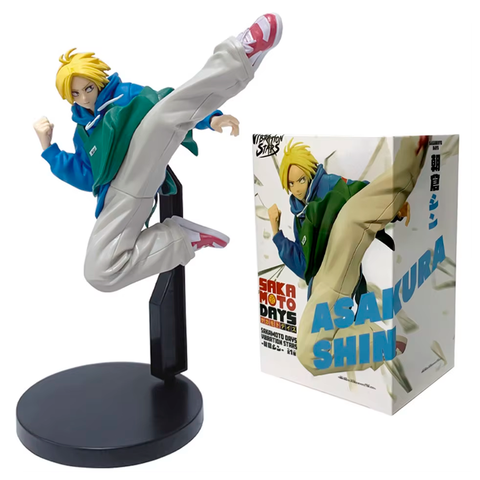 Asakura Shin Ataque - Sakamoto Days - Figura de Acción 18 cm - En Caja - PVC / Plástico