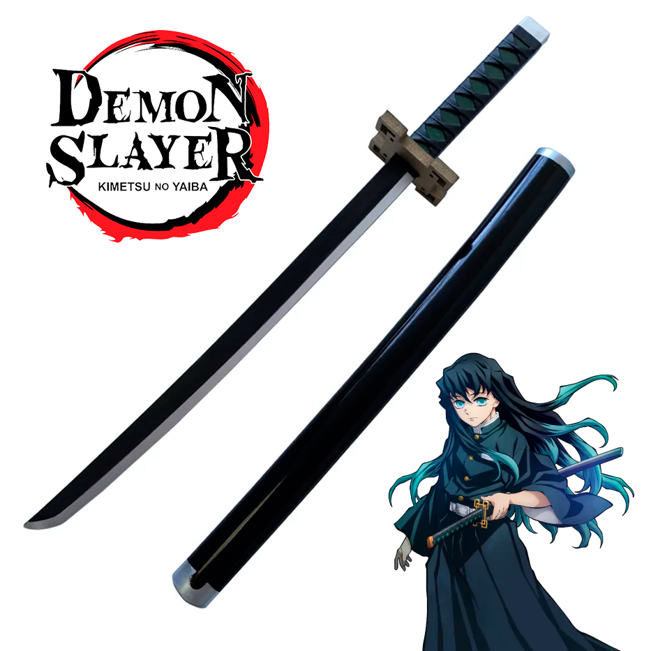 Espada Katana Tokito - Demon Slayer - Cosplay 80 cm - Sellado en Plástico - PU / Plástico