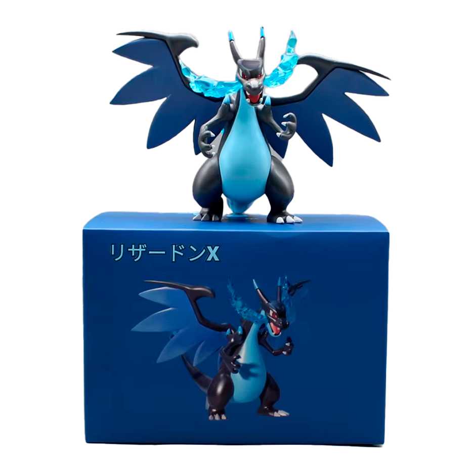 Mega Charizard X - Pokemon - Figura de Acción 10 cm - En Caja - PVC / Plástico