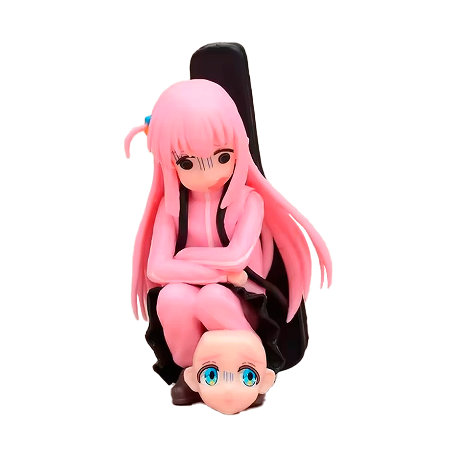 Gotou Hitori en Cuclillas - Bocchi the Rock - Figura de Acción 9 cm - PVC / Plástico