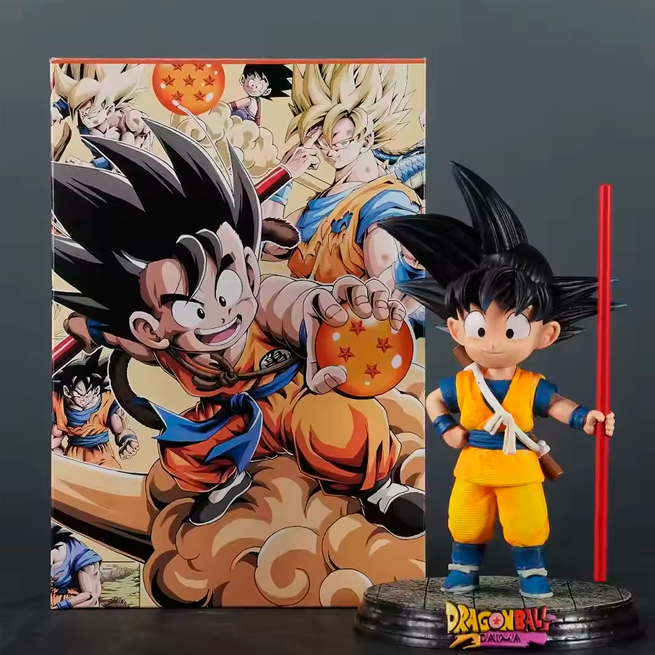 Goku Niño con Báculo - Dragon Ball Daima - Figura de Acción 17 cm - En Caja - PVC / Plástico
