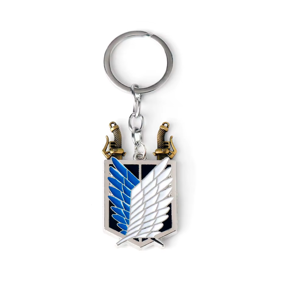 Llavero Alas de la Libertad - Shingeki no Kyojin - 5 cm - Aleación de Zinc
