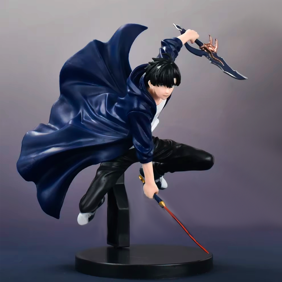 Sung Jin-woo Ataque - Solo Leveling - Figura de Acción 18 cm - En Caja - PVC / Plástico