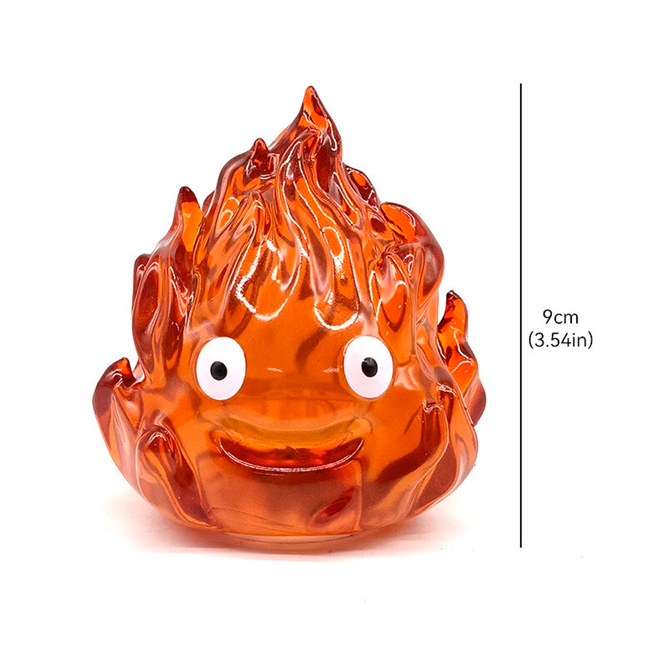 Calcifer Pequeño - Studio Ghibli - Lámpara 9 cm - En Caja - PVC / Plástico
