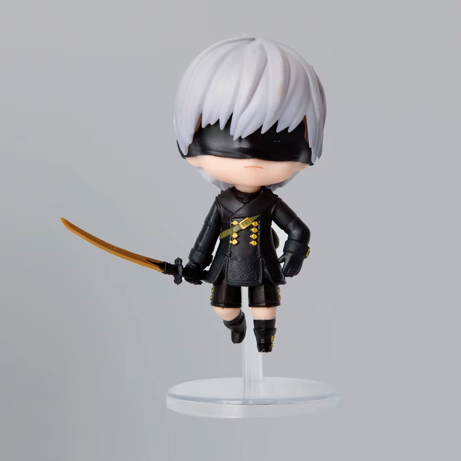 Chibis A2, 2B, 9S, Emil, Kaine - NieR: Automata - Figura de Acción 10 cm - En Caja - PVC / Plástico