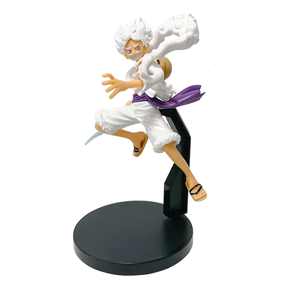 Luffy Gear 5 Saltando - One Piece - Figura de Acción 18 cm - En Caja - PVC / Plástico