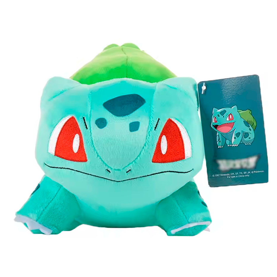Bulbasaur V2 - Pokémon - Peluche 20 cm - Algodón/ Felpa