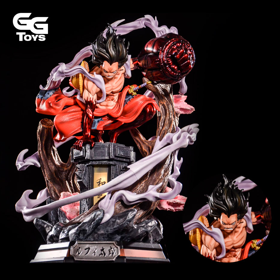 Luffy Gear 4 Wano - One Piece - Figura de Acción 26 cm - En Caja - PVC / Plástico