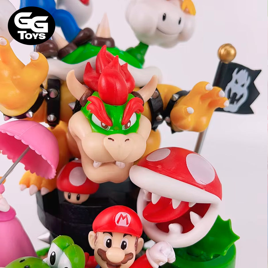 Mario, Luigi, Princesa Peach, Yoshi, Bowser, y Compañía - Super Mario Bros - Figura de Acción 28 cm - En Caja - PVC / Plástico