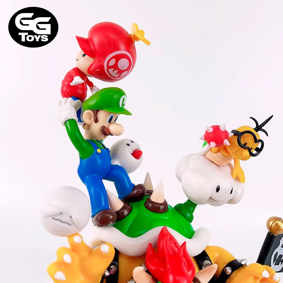Mario, Luigi, Princesa Peach, Yoshi, Bowser, y Compañía - Super Mario Bros - Figura de Acción 28 cm - En Caja - PVC / Plástico