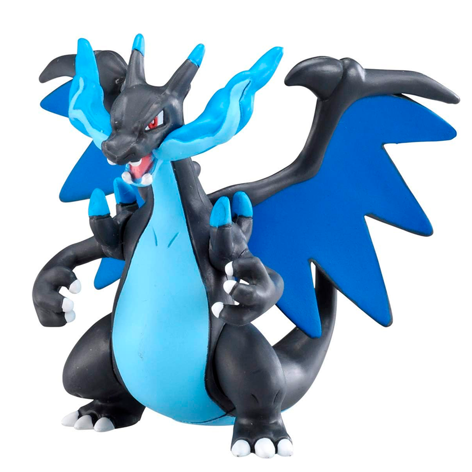 Mega Charizard X - Pokemon - Figura de Acción 10 cm - En Caja - PVC / Plástico