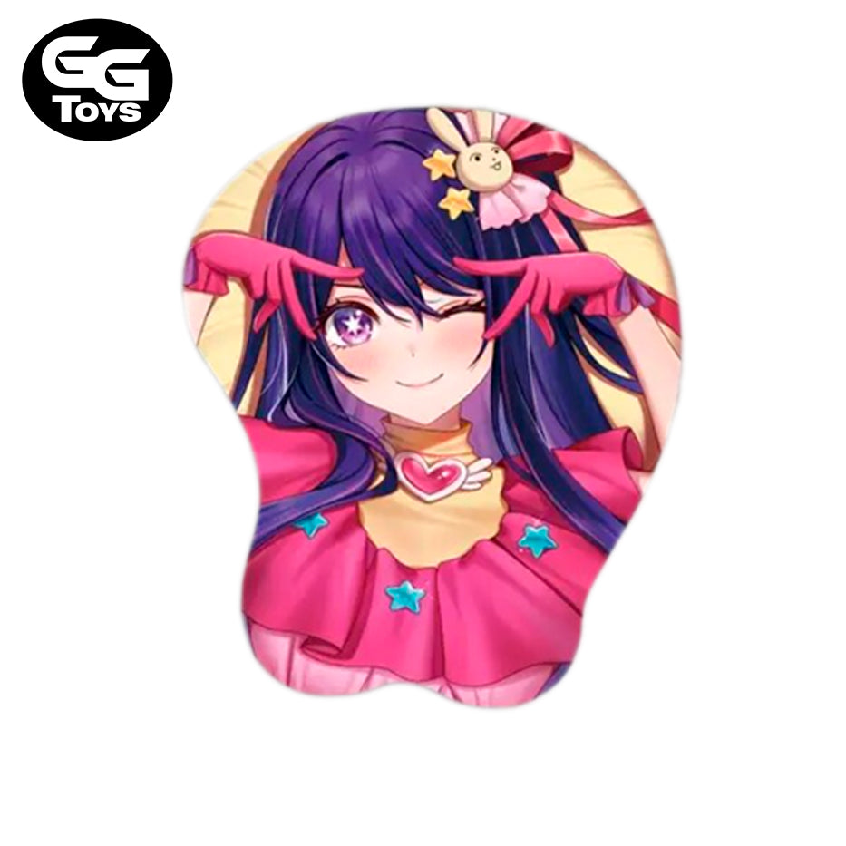 Mouse Pads con Almohadillas V2 - Animes Girls 25 cm - Licra + Silicona