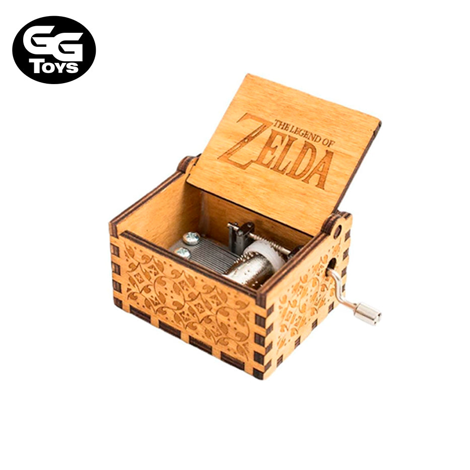 Caja Musical Anime - 6 cm - Madera / Aleación de Zinc