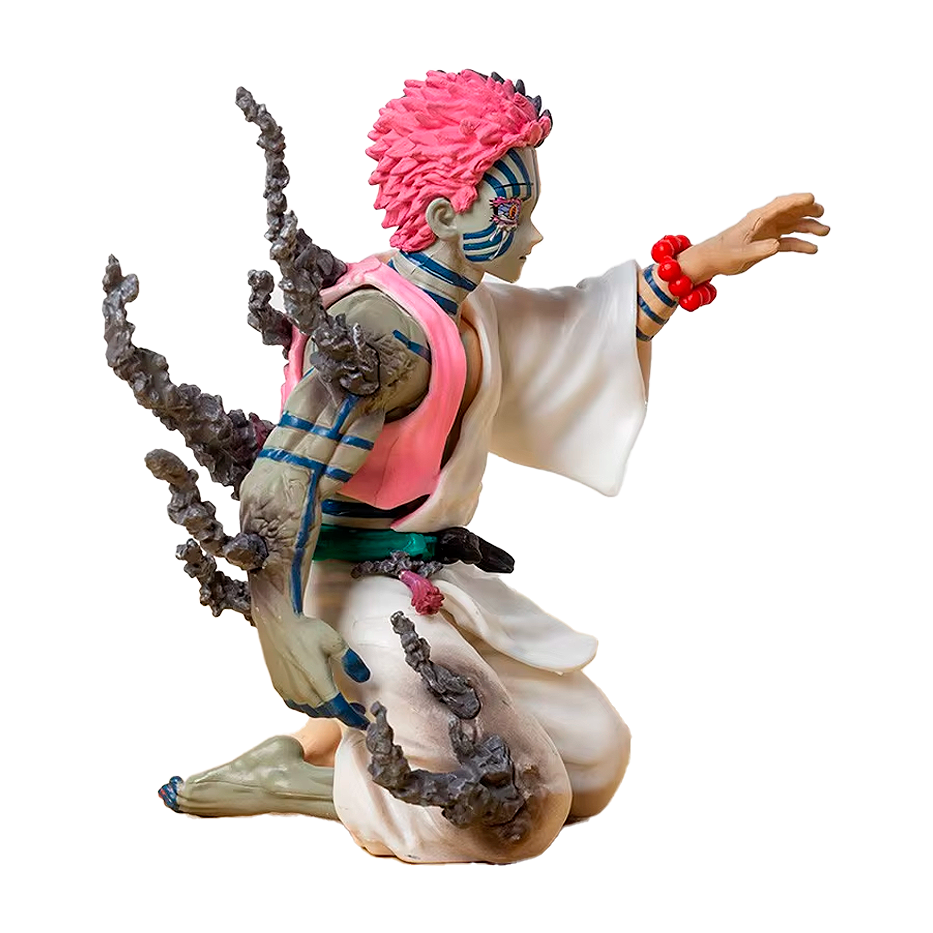 Akaza de rodillas - Demon Slayer - Figura de Acción 17 cm - En Caja - PVC / Plástico
