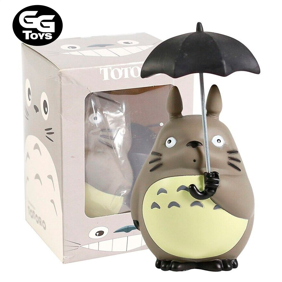 Totoro con Paraguas - Mi Vecino Totoro - Studio Ghibli - Figuras de Acción 15 cm - PVC / Plástico