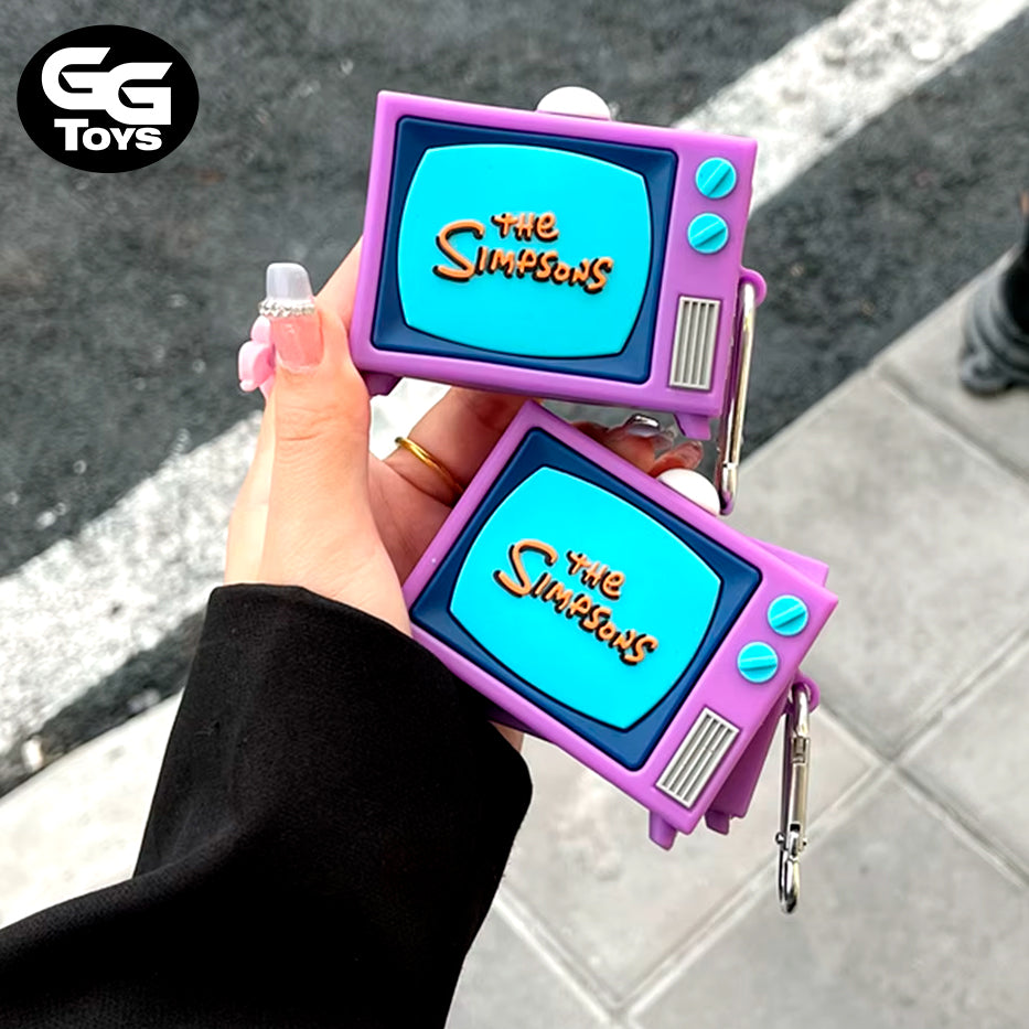 Llavero Case Earbuds Televisión - The Simpsons - Llavero 7 cm - PVC / Plástico