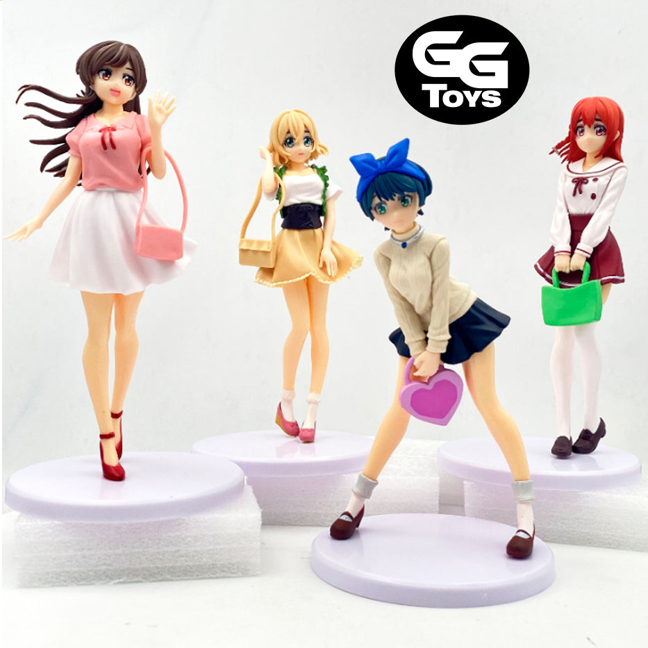 Chizuru Ruka Mami Sumi - Rent a Girlfriend - Figura de Acción 18 cm - PVC / Plástico