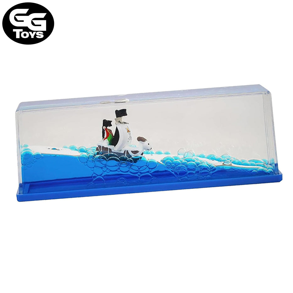 Barcos Flotantes Going Merry & Thousand Sunny - One Piece - Figura de Acción 15 cm - En Caja - PVC / Plástico