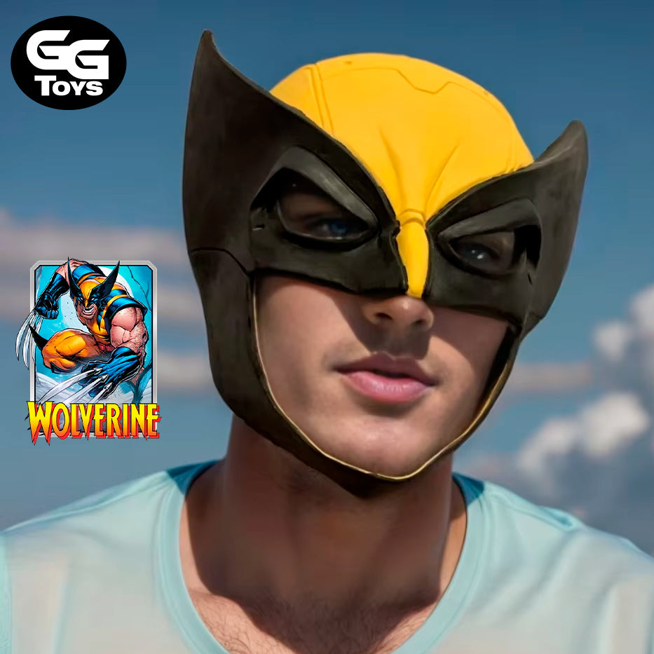 Máscara Wolverine - Marvel Comics - Cosplay para Adulto - Látex