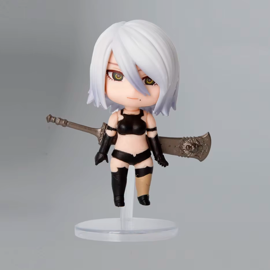 Chibis A2, 2B, 9S, Emil, Kaine - NieR: Automata - Figura de Acción 10 cm - En Caja - PVC / Plástico
