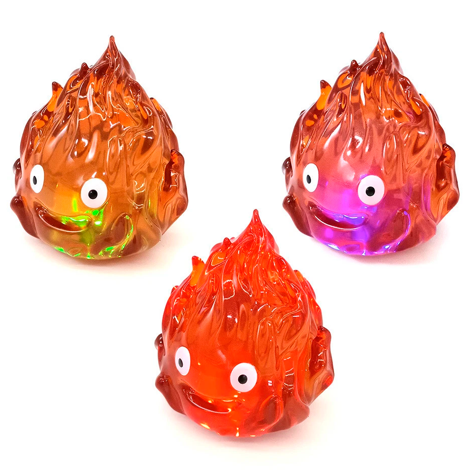 Calcifer Pequeño - Studio Ghibli - Lámpara 9 cm - En Caja - PVC / Plástico