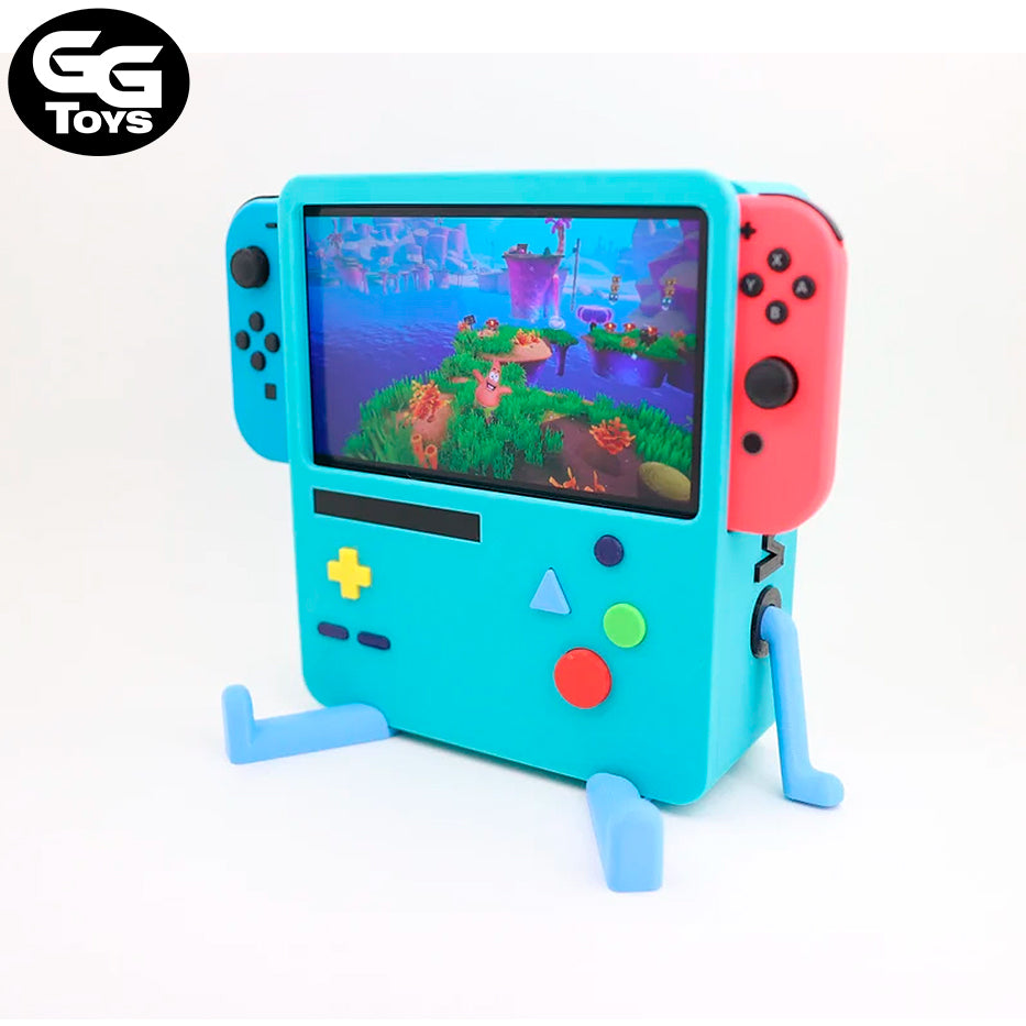 Soporte BMO para Nintendo Switch - Hora de aventura - Accesorio 22 cm - En Caja - PVC / Plástico