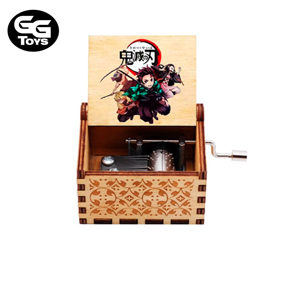 Caja Musical Anime - 6 cm - Madera / Aleación de Zinc