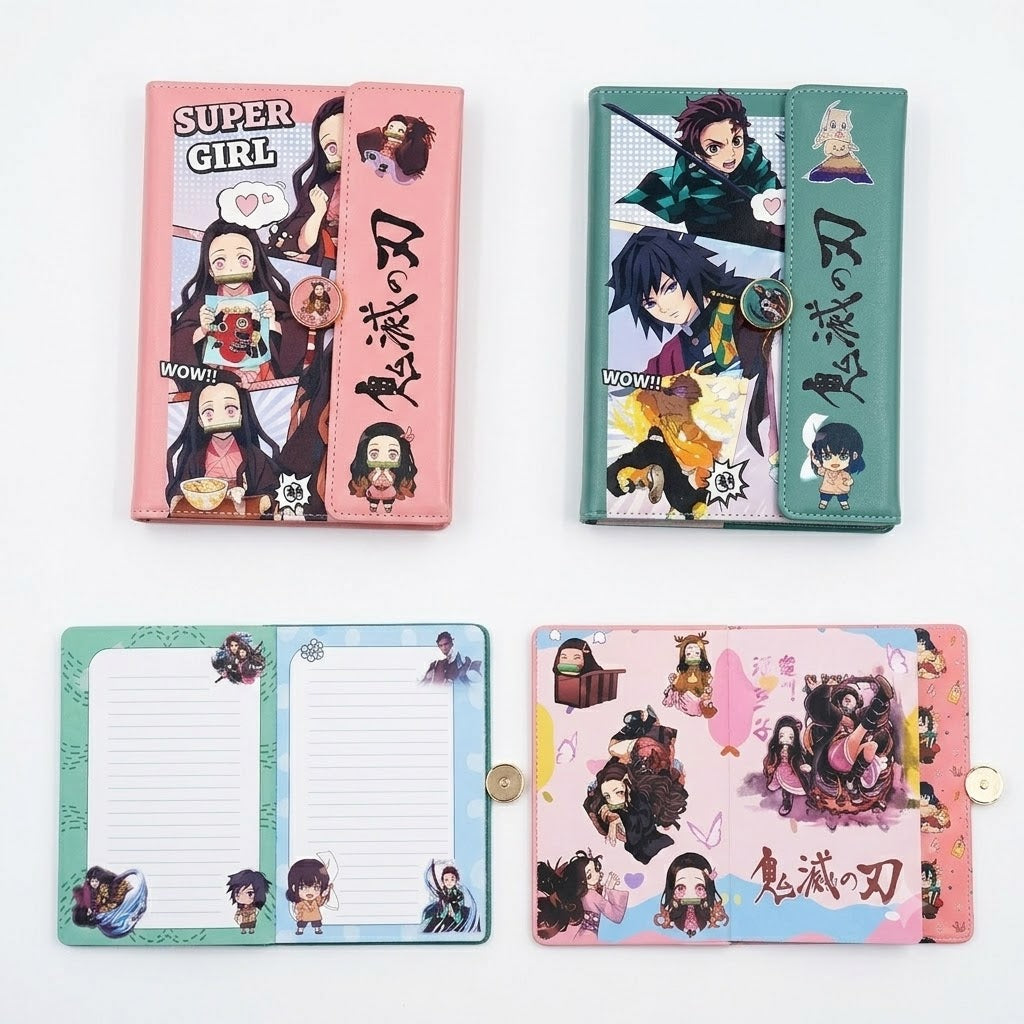 Cuadernos - Demon Slayer -Cuaderno 21 cm x 15 cm Papelería