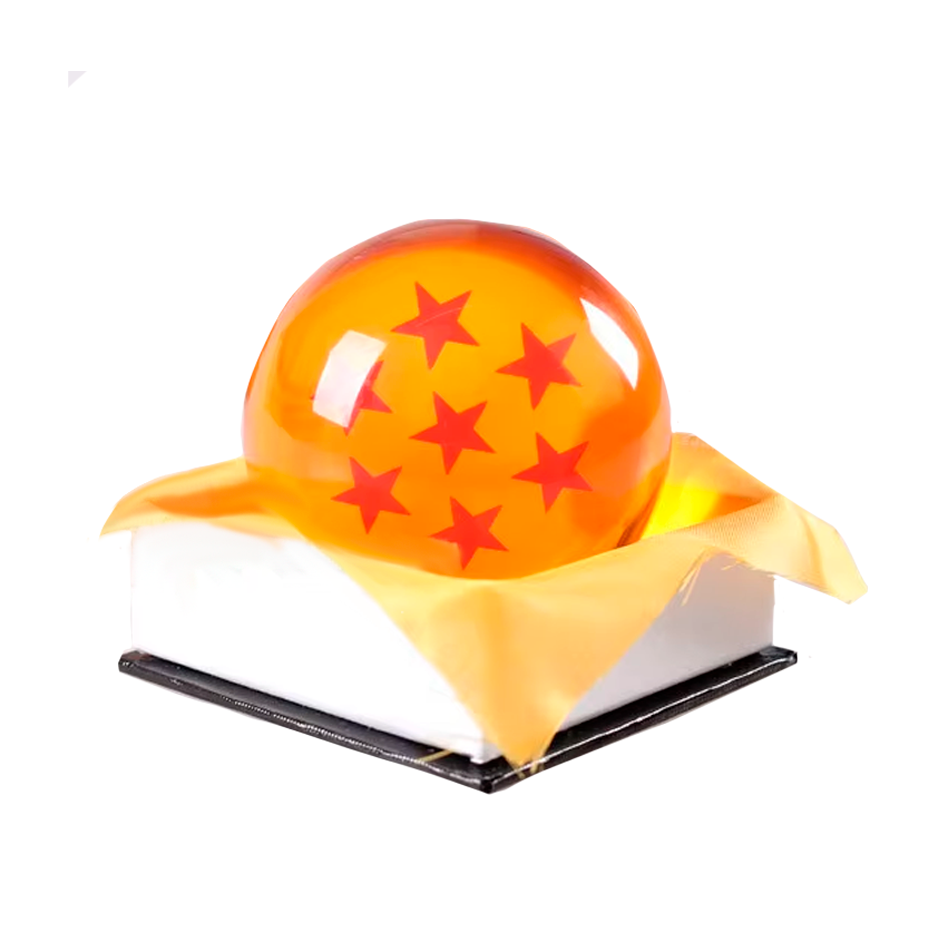 Esfera del Dragon 7 Estrellas Tamaño Real - Dragon Ball Z - Coleccionable 7 cm - En Caja - Resina