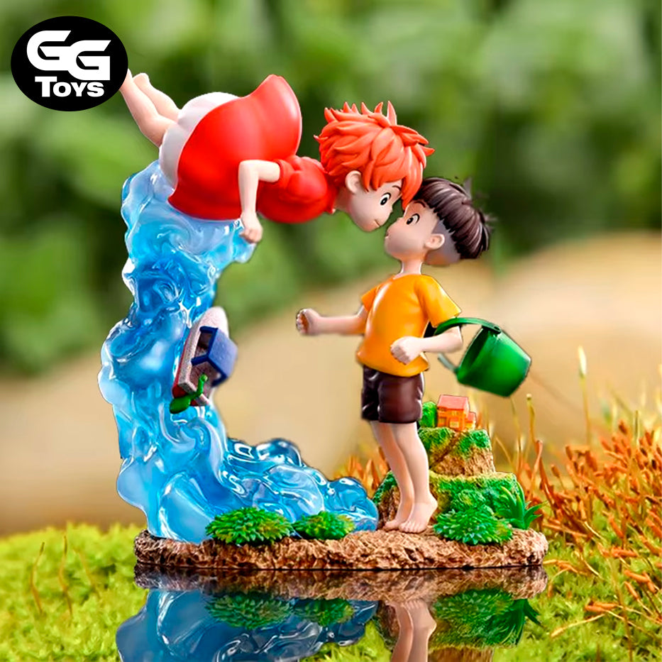 Ponyo y Sosuke - Studio Ghibli - Figura de Acción 15 cm - En Caja - PVC / Plástico