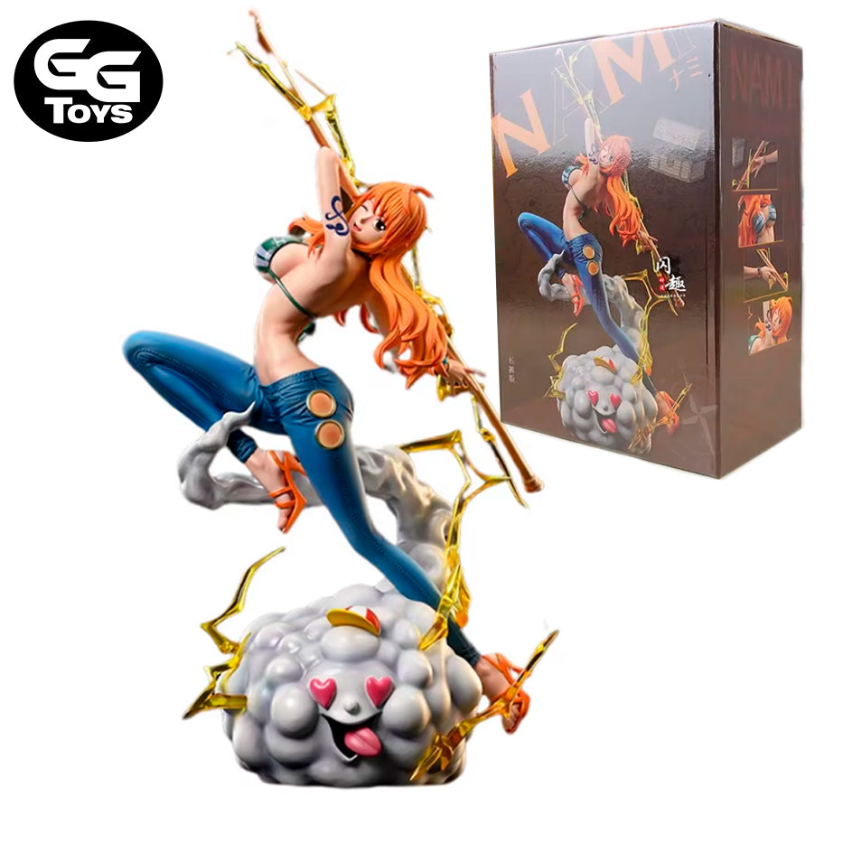 Nami Clima Tact - One Piece - Figura de Acción 29 cm - En Caja - PVC / Plástico