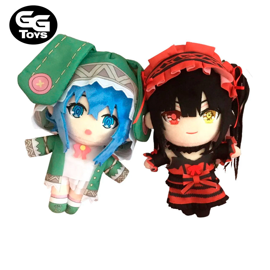 Kurumi y Yoshino - Date A Live - Peluche 20 cm - Algodón/ Felpa