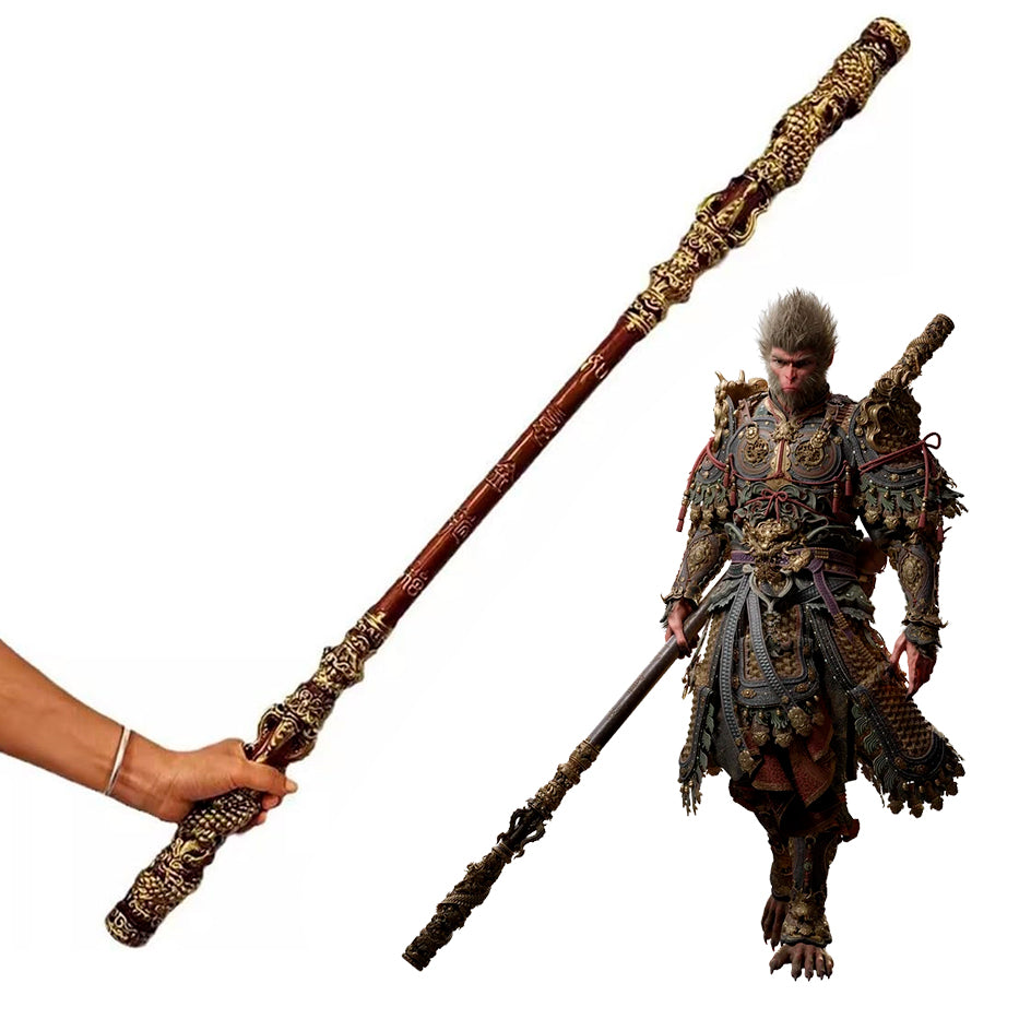 Bastón Ruyi Jingu Bang - Black Myth: Wukong - Cosplay 100 cm - PU Suave