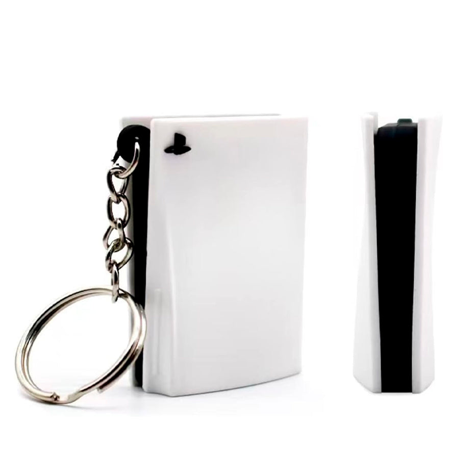 Llavero Consola PS5 - Playstation - Llavero 5 cm - Aleación de Zinc / PVC