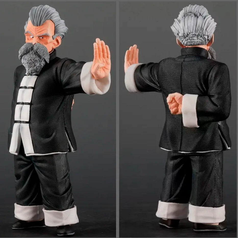 Maestro Roshi: Ermitaño Tortuga Jackie Chun - Dragon Ball - Figura de Acción 27 cm - PVC / Plástico